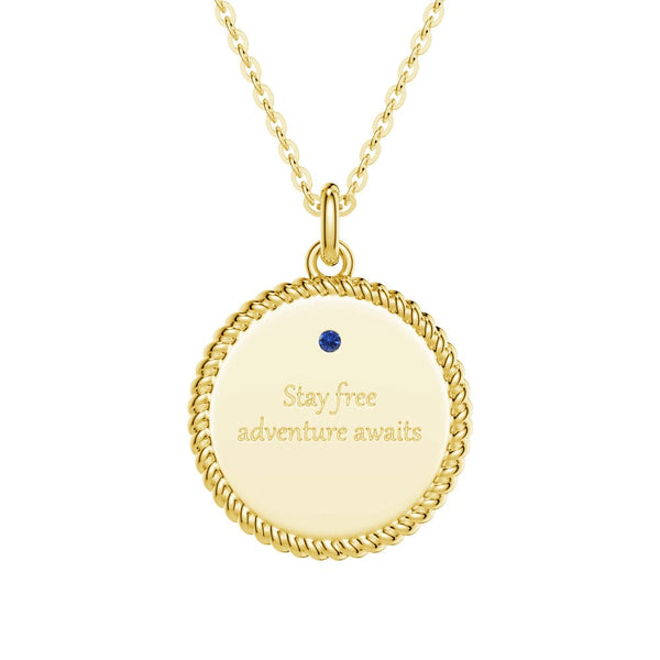 Sagittarius Constellation Lab Grown Diamond Birthstone Pendant Necklace