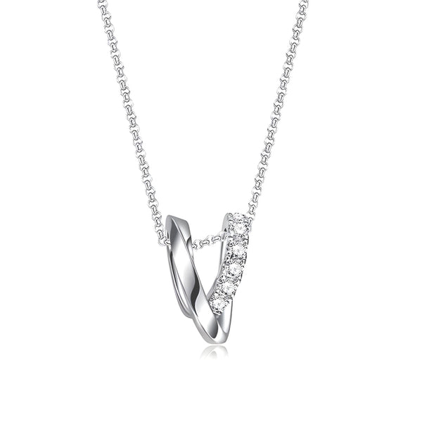 Endless Embrace Möbius Strip Necklace Pendant