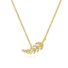 Couture Botanical Foliage Lab Grown Diamond Necklace