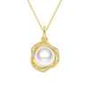 Freshwater Pearl Pendant Necklace And Earrings Set