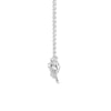 Filigree Bow Edge Moissanite Diamond Necklace