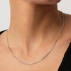 Minimalist Paperclip Chain Necklace