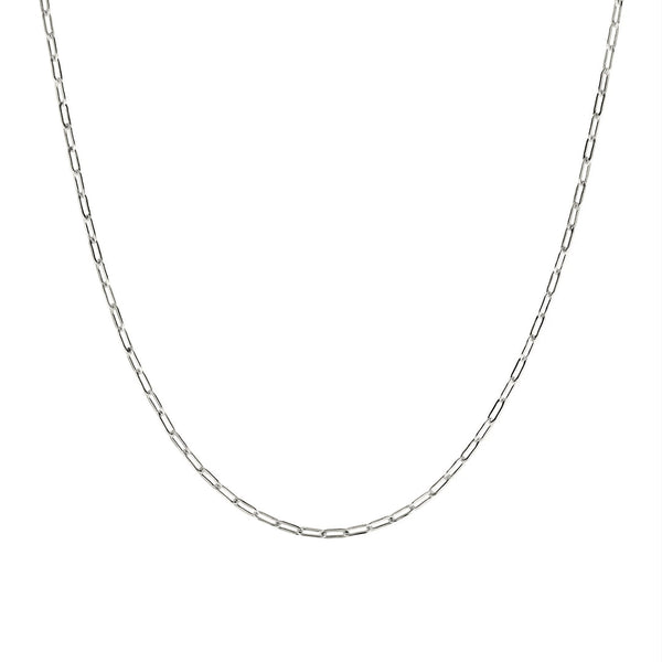 Minimalist Paperclip Chain Necklace