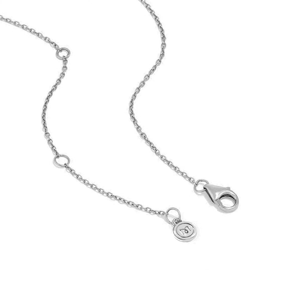 Three Stone Moissanite Pendant Necklace
