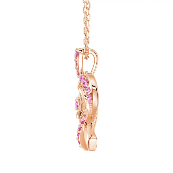 "Blossom Of Hope" Breast Cancer Awareness Pendant Necklace