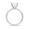 Oval Shaped Solitaire Moissanite Engagement Ring