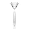 Oval Shaped Solitaire Moissanite Engagement Ring
