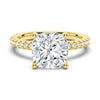 1.5 CT. Cushion Shaped Moissanite Couple's Ring Set with Men's Wedding Band