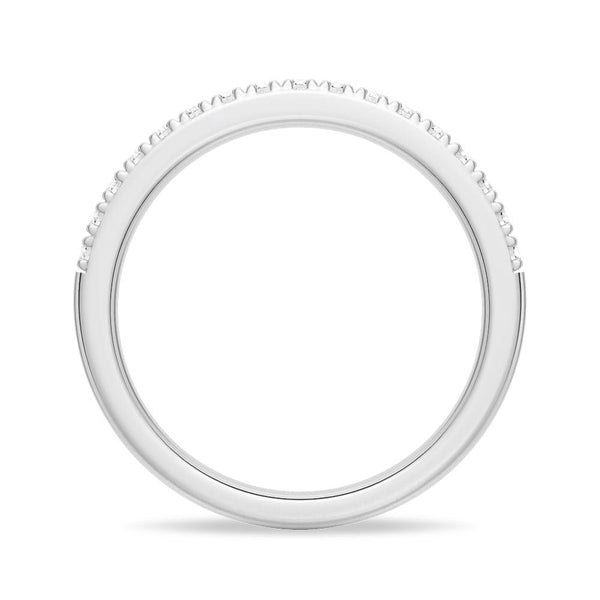 Classic Round Moissanite Anniversary Band