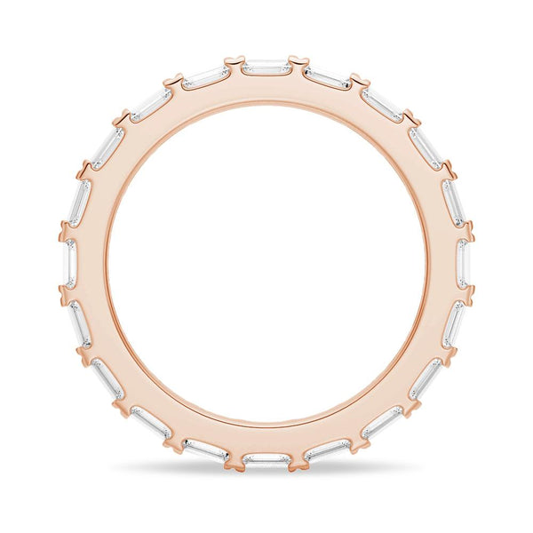 1.2 CT. Slim Baguette Moissanite Stackable Band