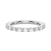 1.2 CT. Slim Baguette Moissanite Stackable Band