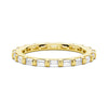 1.2 CT. Slim Baguette Moissanite Stackable Band