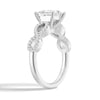 1.5 CT. Twisted Band Princess Cut Moissanite Engagement Ring