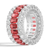 15.4 CT. Baguette Lab Grown Gemstone Eternity Band