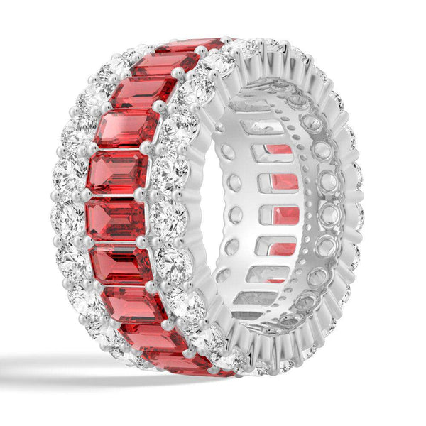 15.4 CT. Baguette Lab Grown Gemstone Eternity Band