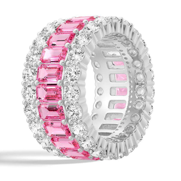 15.4 CT. Baguette Lab Grown Gemstone Eternity Band