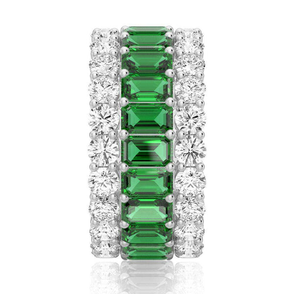 15.4 CT. Baguette Lab Grown Gemstone Eternity Band