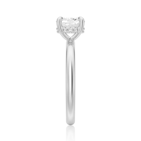 1.5 CT. Elegant Cushion Cut Solitaire Engagement Ring