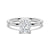 1.5 CT. Elegant Cushion Cut Solitaire Engagement Ring