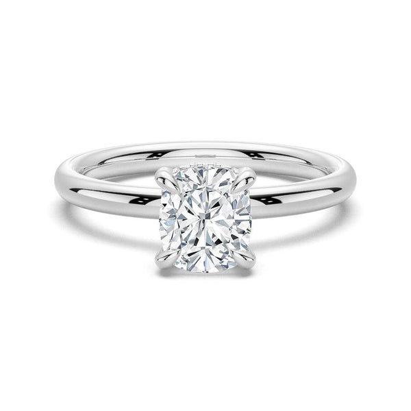 1.5 CT. Elegant Cushion Cut Solitaire Engagement Ring