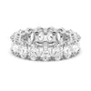 9 CT. Moissanite Oval Cut Eternity Band