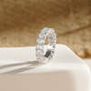 9 CT. Moissanite Oval Cut Eternity Band