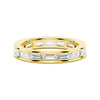 3.21 CT. Channel Set Baguette Cut Moissanite Wedding Eternity Band