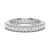 Micropavé Moissanite Eternity Wedding Band