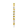 Petite Pavé Scalloped Moissanite Eternity Band