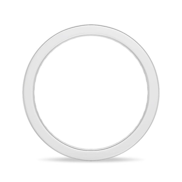 Round Moissanite Channel Set Eternity Band