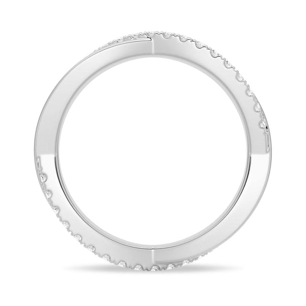 Classic Infinity Moissanite Eternity Wedding Band