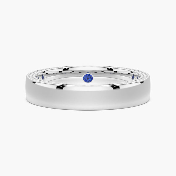 4.4mm High Polished Finish Men's Wedding Band