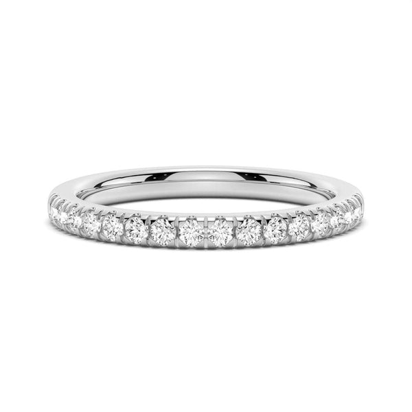 Solitaire Radiant Cut Moissanite Ring Set with Matching Stacking Band