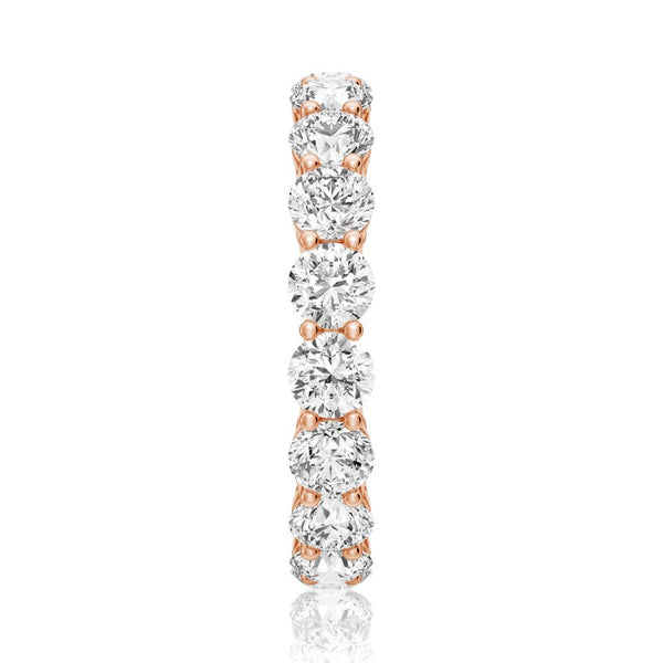 5.4 CT. Shared Prong Round Moissanite Eternity Band