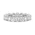 5.4 CT. Shared Prong Round Moissanite Eternity Band