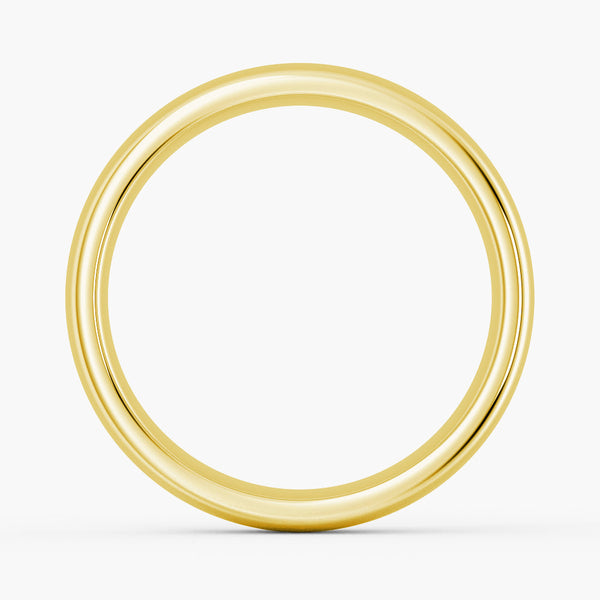 6mm High Polished Finish Comfort Fit Men's Wedding Band