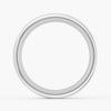 7.5mm Two Tone Matte Finish Moissanite Men's Wedding Band
