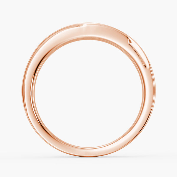 6.5mm Moissanite Men's Wedding Band