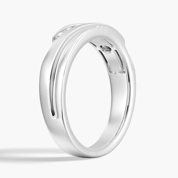 6.5mm Moissanite Men's Wedding Band