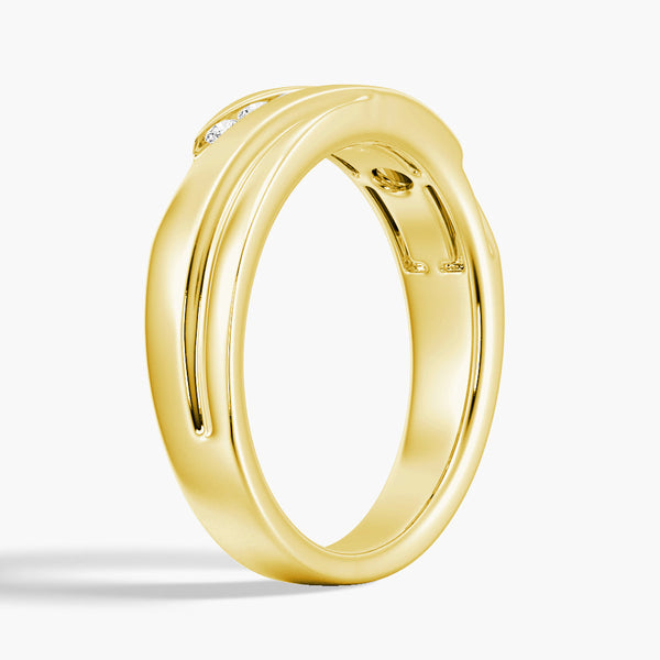 6.5mm Moissanite Men's Wedding Band