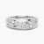5mm Crossover Channel Set Moissanite Men's Wedding Band