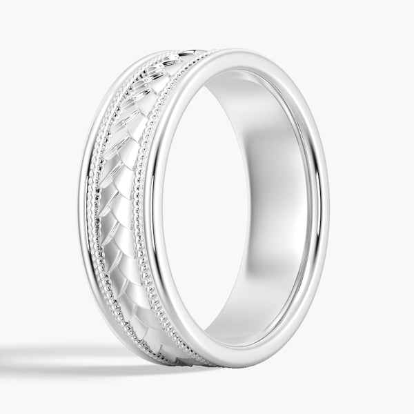 7mm Twisted Rope Men's Wedding Band