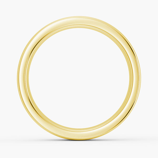 8mm Classic High Polished Flat Surface Men's Wedding Band