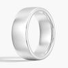 8mm Classic High Polished Flat Surface Men's Wedding Band