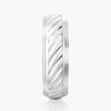 7mm Two Tone Carved Men's Wedding Band