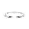 Pavé Diamonds Claw Stacking Open Ring