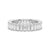 4.6ctw. Emerald Cut Moissanite Eternity Band