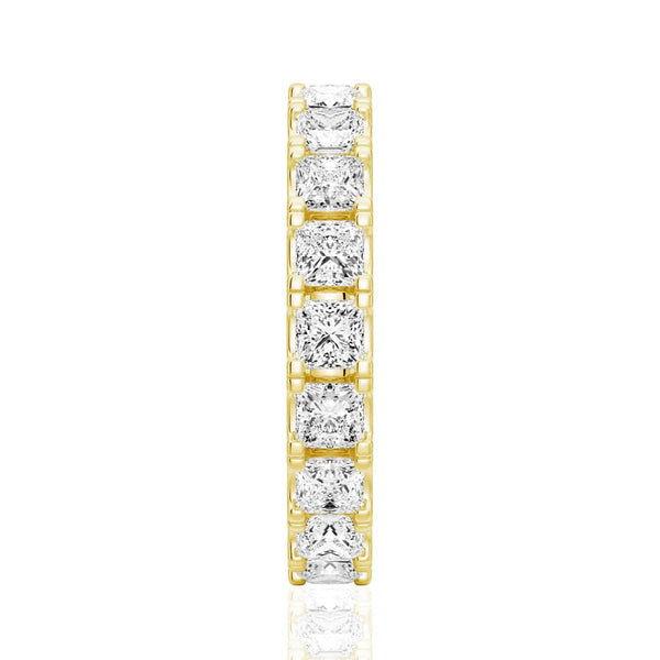 5ctw. Princess Cut Moissanite Eternity Band