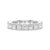 5ctw. Princess Cut Moissanite Eternity Band