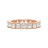 5ctw. Princess Cut Moissanite Eternity Band